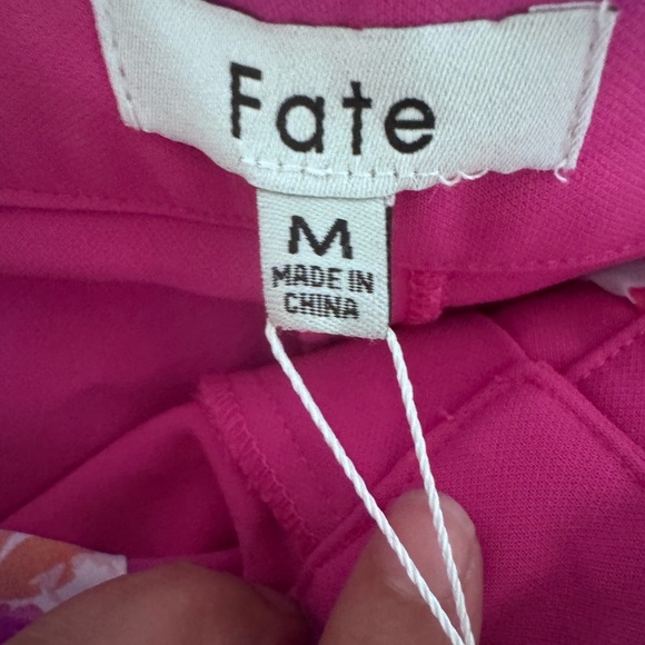 Fate High Waist Magenta Shorts - Picture 4 of 5